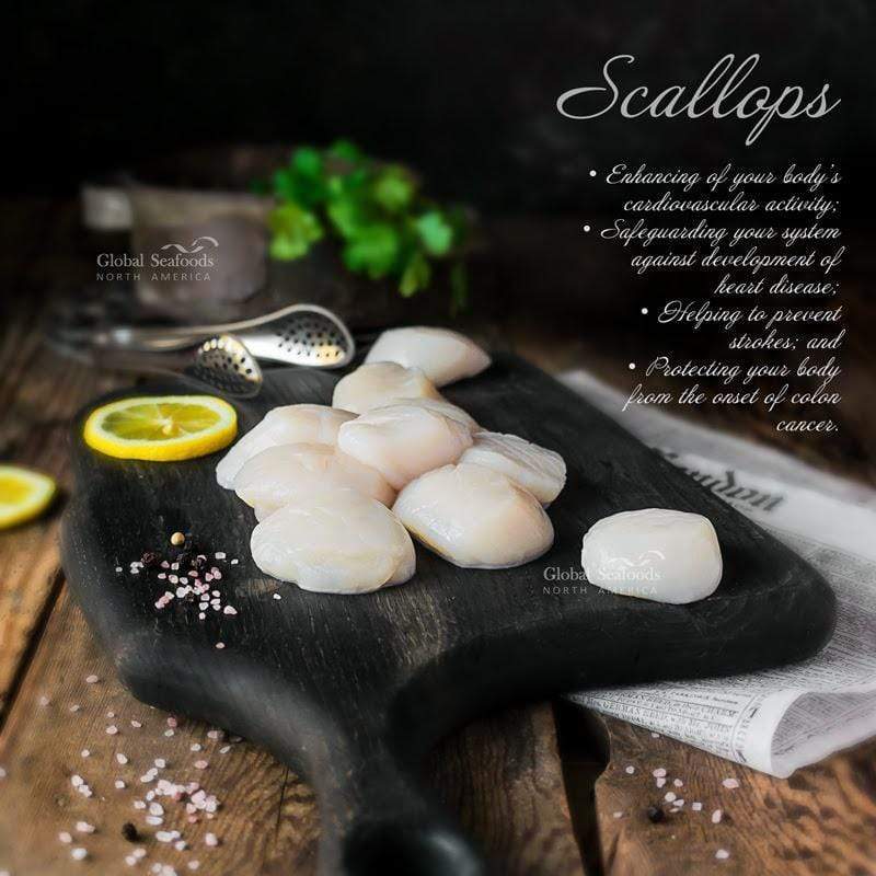 Alaska Sea Scallops - Wild-Caught Weathervane Jumbo Scallops